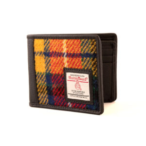 Maccessori BiFold Wallet with Harris Tweed - Saffron