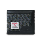 Islander Harris Tweed Men's Wallet with Harris Tweed Black-Grey Herringbone | Harris Tweed Scotland