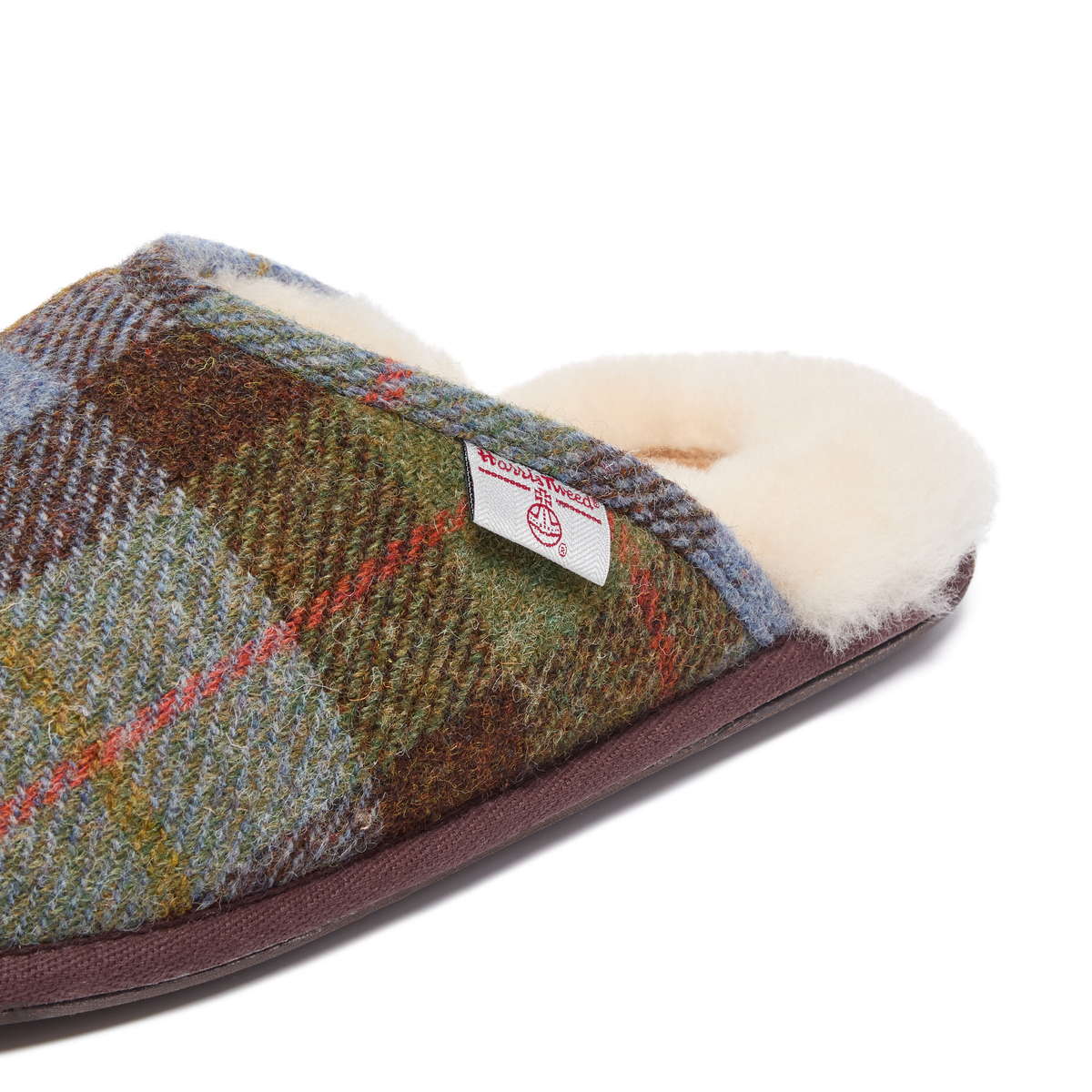 William Men's Harris Tweed Mule (Macleod Tartan)