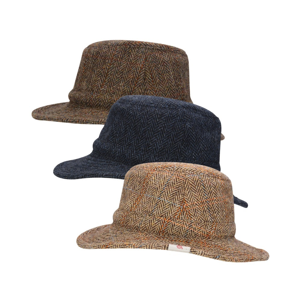 Harris Tweed Berkeley Fedora Hat
