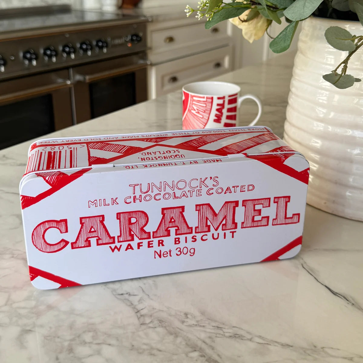 Tunnocks Caramel Wafer Biscuit Storage Tin - Holds 24 Wafers
