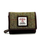 Maccessori Harris Tweed Trifold Purse - Country Green | Harris Tweed Scotland