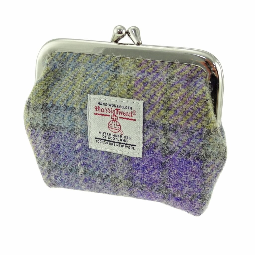 Harris Tweed Eigg Small Clasp Purse - COL112