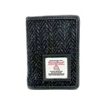 Harris Tweed Maccessori Slim Card Holder Wallet Charcoal | Harris Tweed Scotland