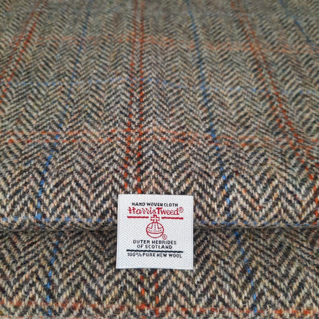 Herringbone Harris Tweed Cloth Fabric - Harris Tweed Scotland