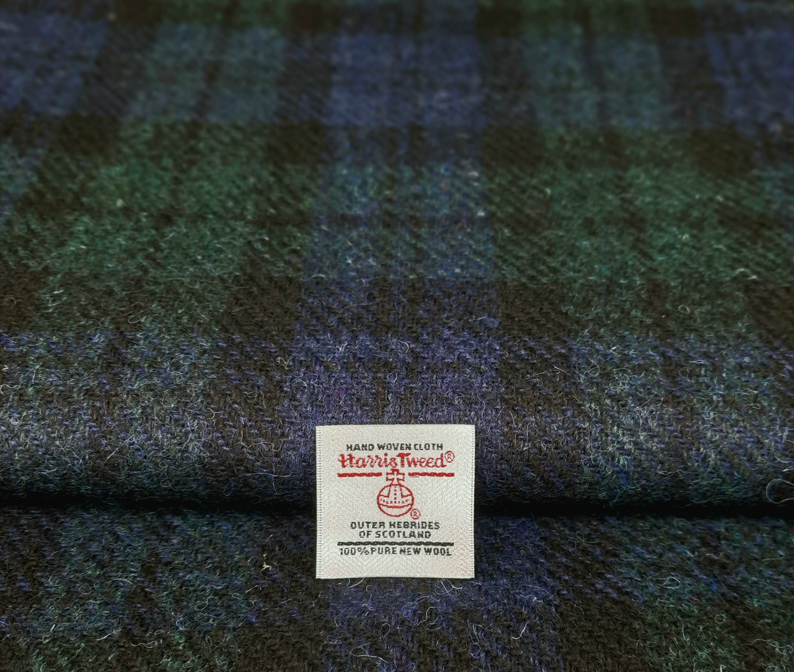 Harris Tweed Black Watch Cloth Fabric