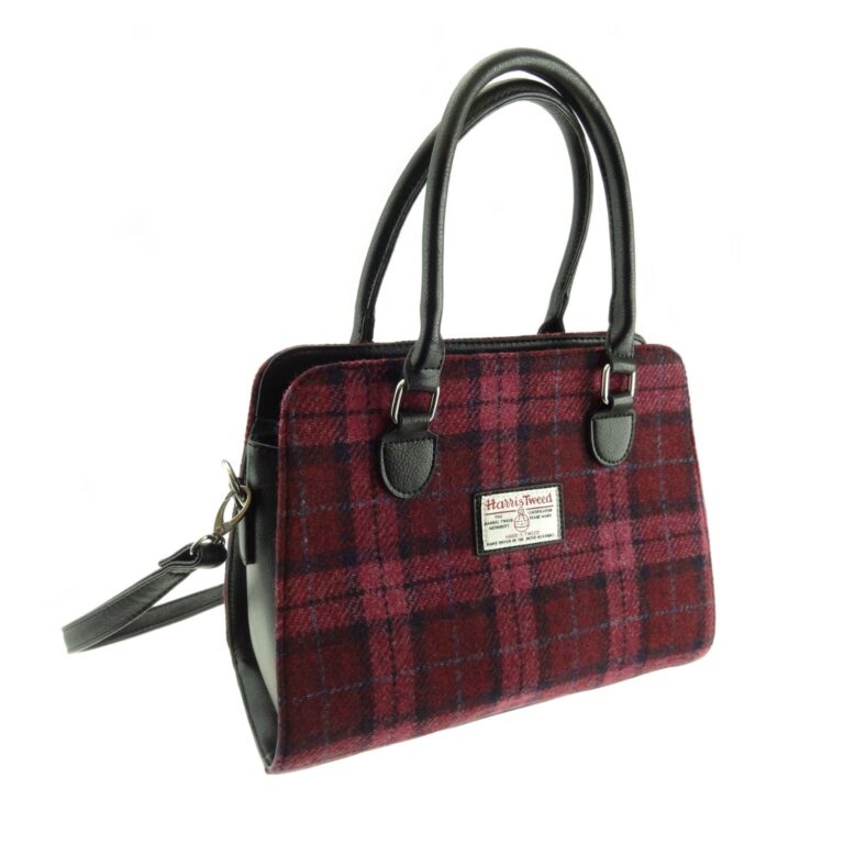 Harris Tweed Findhorn Classic Handbag with Shoulder Strap