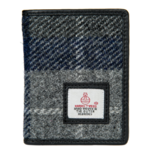 Bi-Fold Wallet in Blue Check