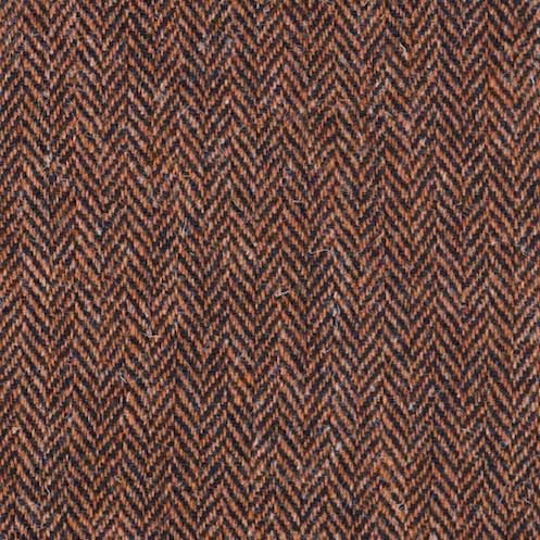 Harris Tweed Warm Brown Cloth Fabric