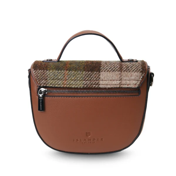 Islander Medium Cobble Satchel with Harris Tweed - Harris Tweed Scotland